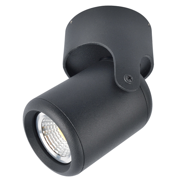 Спот Arte Lamp Libra A3316PL-1BK, арматура черная, плафон металл черный, 7х13 см