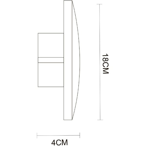 Настенный светильник Arte Lamp Nimbo A1510AP-1BK, арматура черная, плафон металл черный, 18х18 см