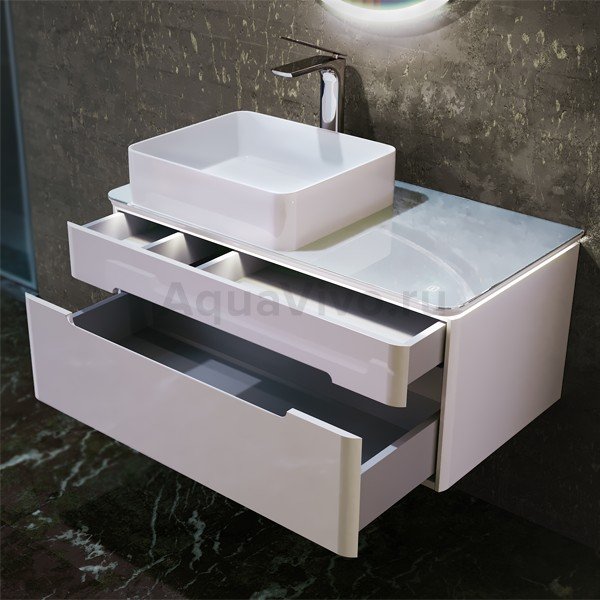 Мебель для ванной Jorno Shine 90, цвет белый