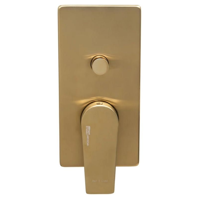 Душевой комплект WasserKRAFT A55201, встраиваемый, цвет золото - фото 1