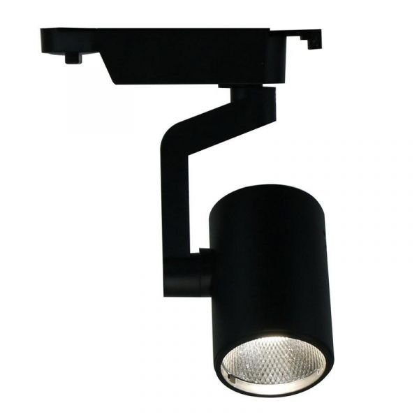 Трековый светильник Arte Lamp Traccia A2310PL-1BK, арматура цвет черный, плафон/абажур металл, цвет черный
