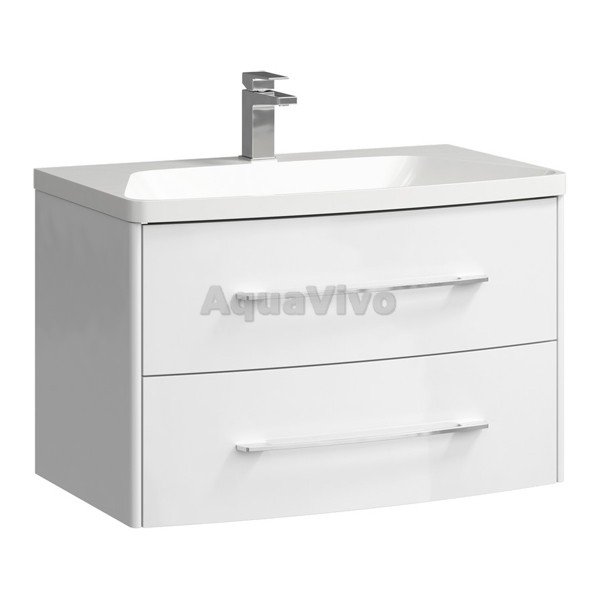 Мебель для ванной Aqwella Neringa 80, цвет белый - фото 1
