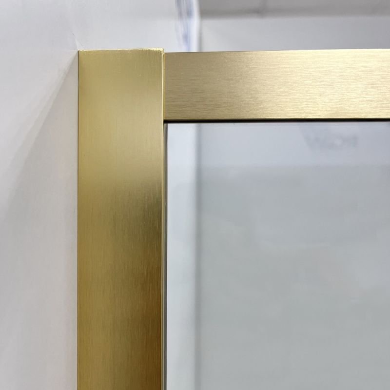 Душевая дверь RGW Stilvoll SV-12 G 140x195, стекло прозрачное, профиль золото - фото 1