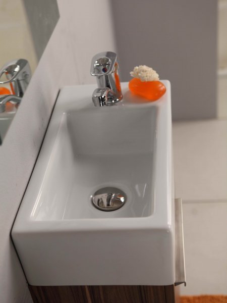 Мебель для ванной Акватон Эклипс 46 цвет эбони темный - фото 1