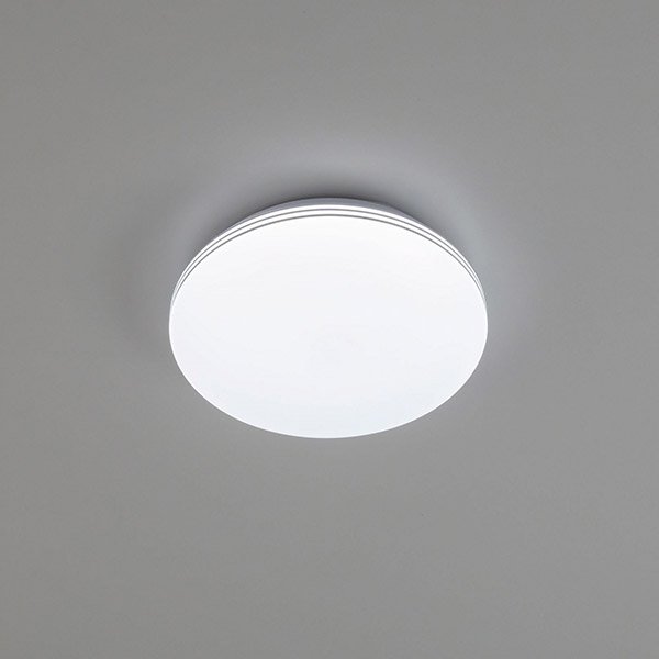 Потолочный светильник Citilux Симпла CL714240V, арматура белая, плафон полимер белый / хром, 29х29 см