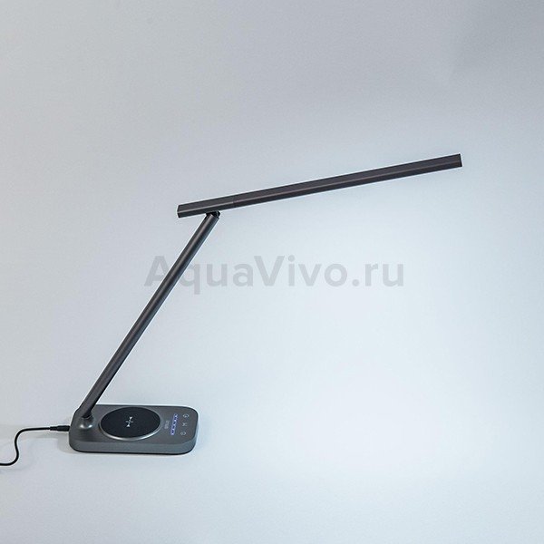 Офисная настольная лампа Citilux Ньютон CL803052, арматура хром, плафон полимер хром, 11х38 см - фото 1