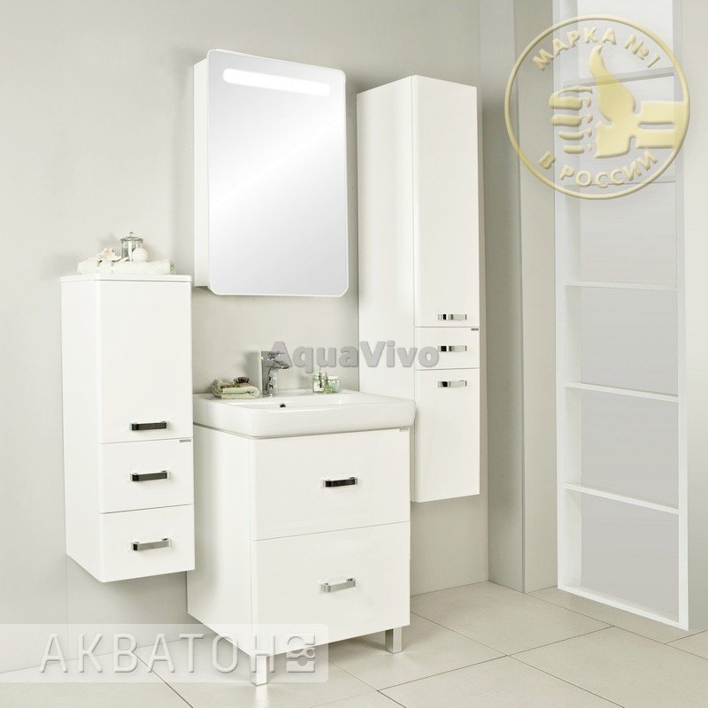 Мебель для ванной Акватон Америна 70 Н цвет белый