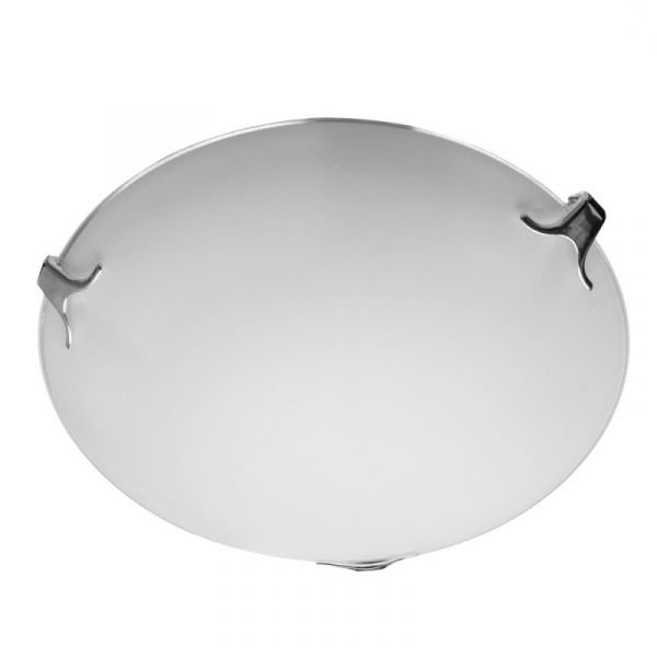 Настенно-потолочный светильник Arte Lamp Plain A3720PL-1CC, арматура цвет хром, плафон/абажур стекло, цвет белый