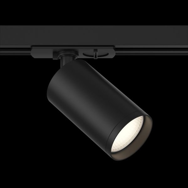 Трековый светильник Maytoni Technical Focus S TR020-1-GU10-B, арматура черная, плафон металл черный