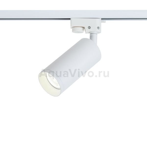 Трековый светильник Maytoni Track TR004-1-GU10-W, арматура цвет белый, плафон/абажур металл, цвет белый