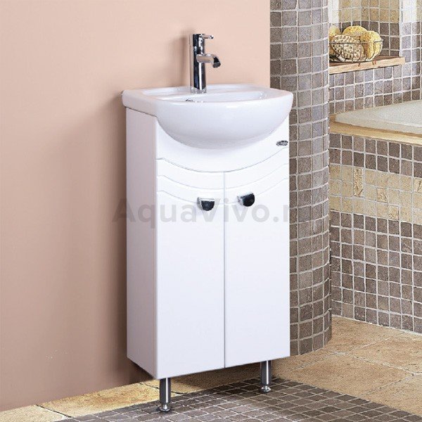 Мебель для ванной Оника Манго 40.11, цвет белый - фото 1
