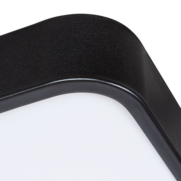Потолочный светильник Arte Lamp Scena A2669PL-1BK, арматура черная, плафон пластик белый, 60х60 см - фото 1