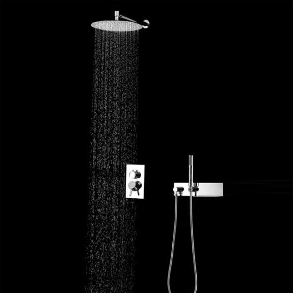 Смеситель RGW Shower Panels SP-43-01 для ванны и душа, встраиваемый, цвет хром - фото 1