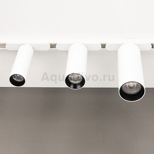 Трековый светильник Citilux Тубус CL01T180, арматура белая, плафон металл белый, 7х23 см - фото 1
