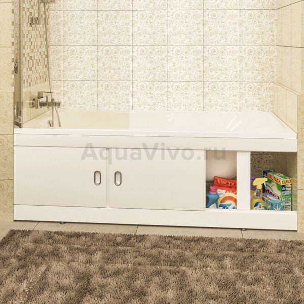 Экран для ванны Санта Стандарт 170, цвет белый - фото 1