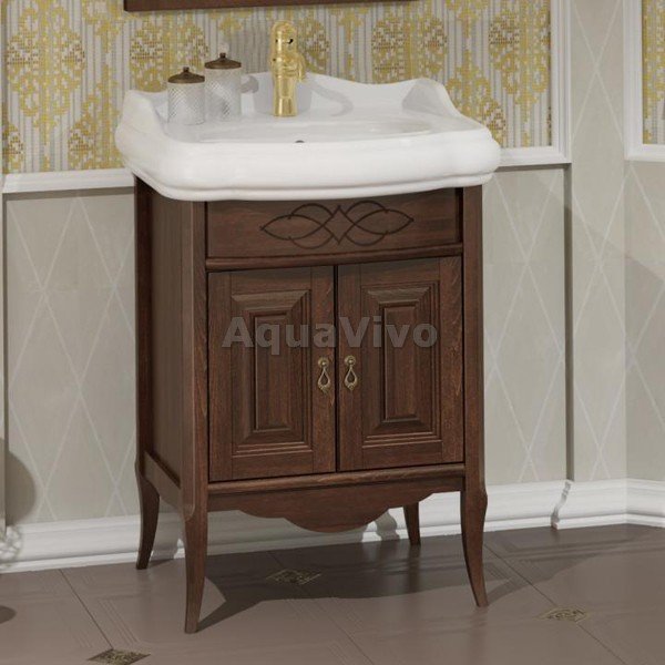 Мебель для ванной Опадирис Лоренцо 60, цвет светлый орех