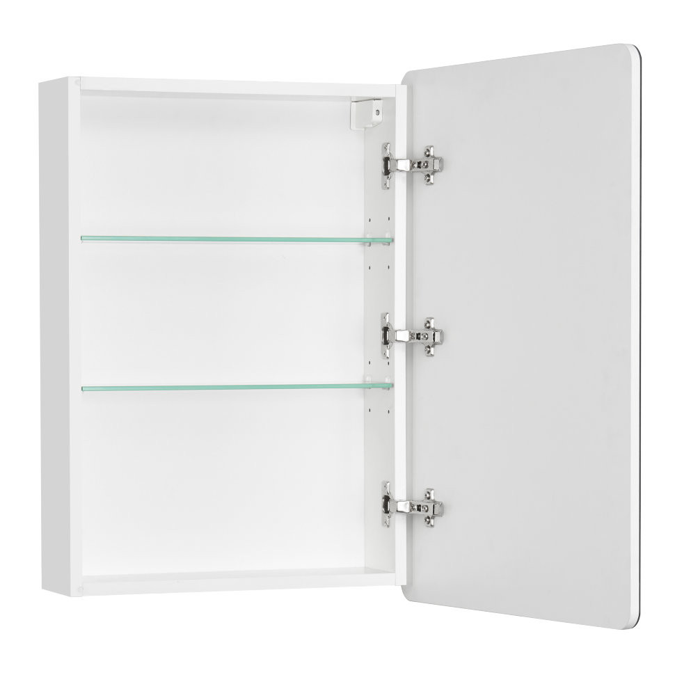 Шкаф-зеркало Акватон Скай Pro 55, левый, цвет белый глянец - фото 1