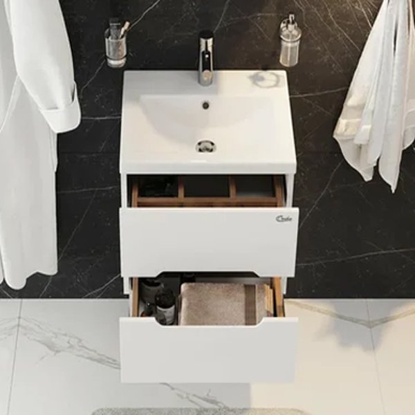 Мебель для ванной Оника Айленд 50.13, цвет белый - фото 1