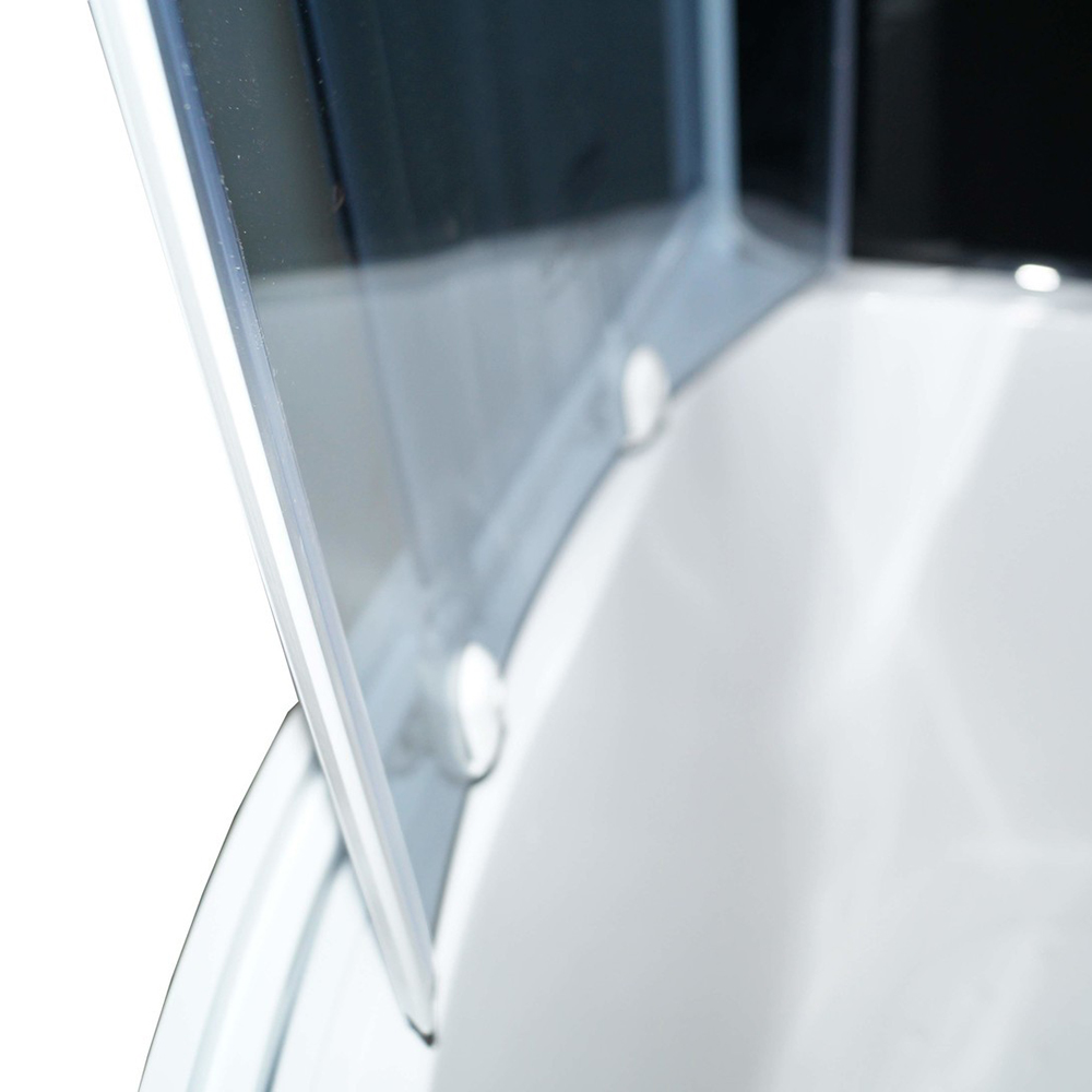 Душевая кабина Parly Classic Эконом EC921 90x90, стекло тонированное, профиль белый - фото 1