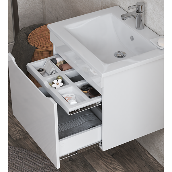 Мебель для ванной Vigo Grani 60, 1 ящик, цвет белый