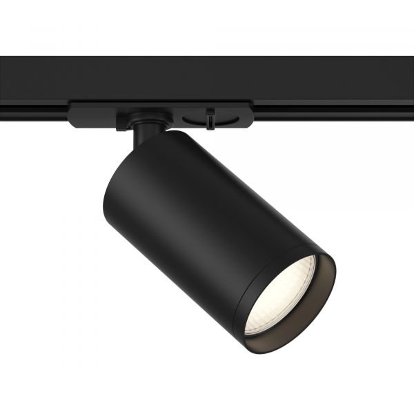 Трековый светильник Maytoni Technical Focus S TR020-1-GU10-B, арматура черная, плафон металл черный