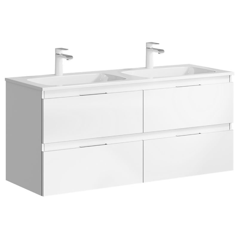 Мебель для ванной Aqwella Accent 120, с 4 ящиками, цвет белый - фото 1
