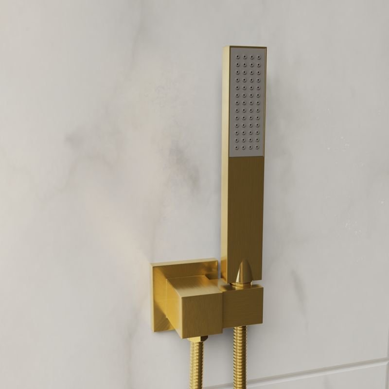 Душевой комплект RGW Shower Panels SP-56 G, встраиваемый, цвет золото