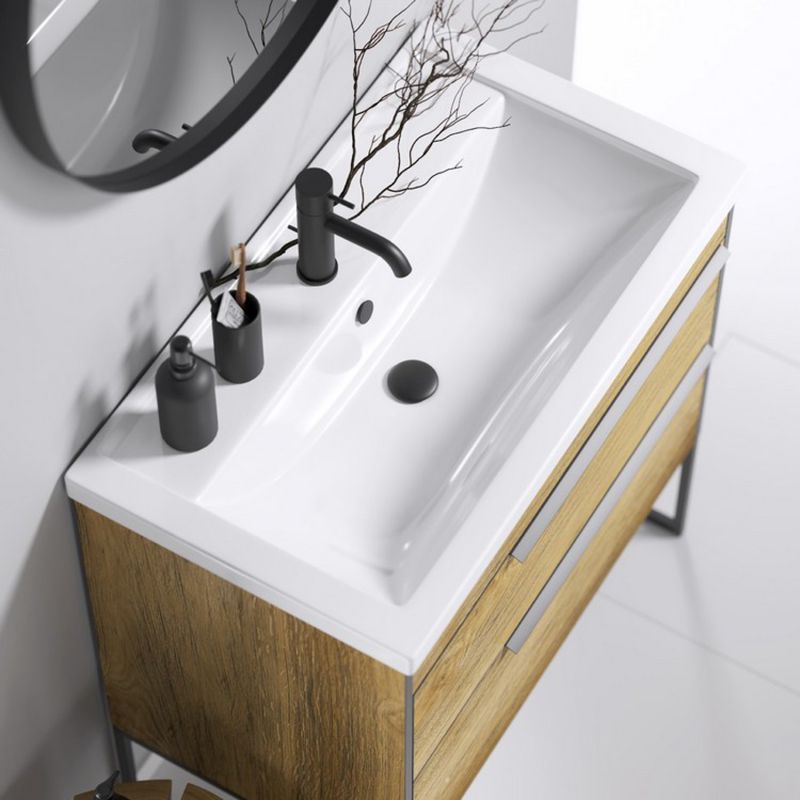 Мебель для ванной Aqwella Fargo 70, цвет дуб балтийский - фото 1