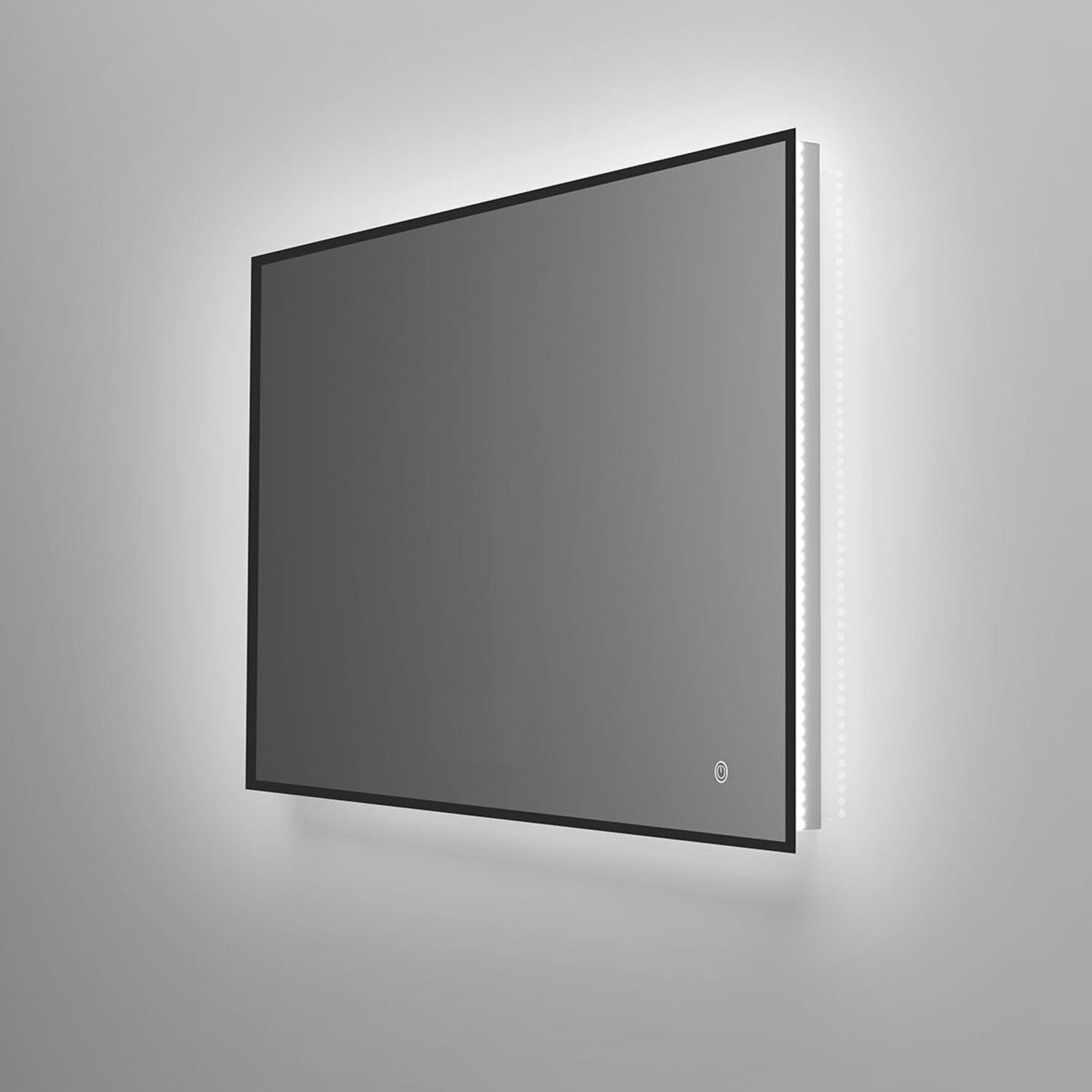 Зеркало Vincea VLM-3VN100B LED 100х80, с подсветкой, сенсорным выключателем и диммером, цвет черный - фото 1