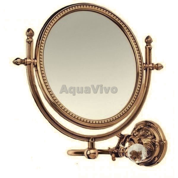Косметическое зеркало Art&Max Barocco Crystal AM-2109-Br-C, цвет бронза