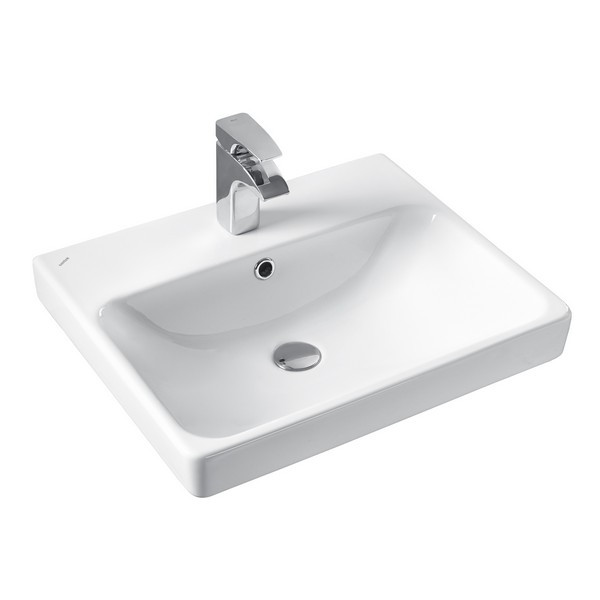 Мебель для ванной Акватон Сканди 55, цвет белый / дуб верона - фото 1