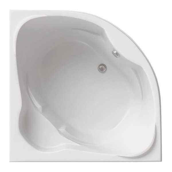 Акриловая ванна Бас Хатива 143x143, с каркасом, без экранов, цвет белый