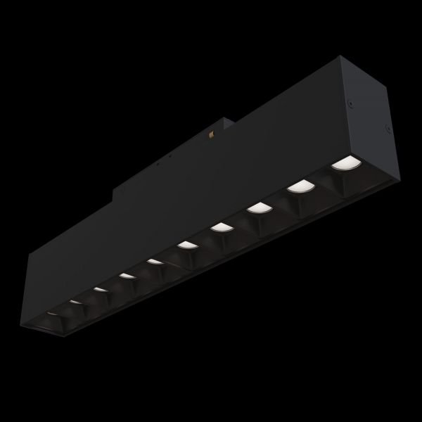 Трековый светильник Maytoni Technical Points TR014-2-20W3K-B, арматура черная, плафон металл черный - фото 1
