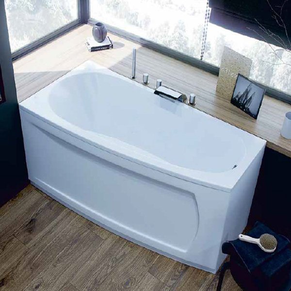 Акриловая ванна Акватек Пандора 160х75, левая, цвет белый - фото 1