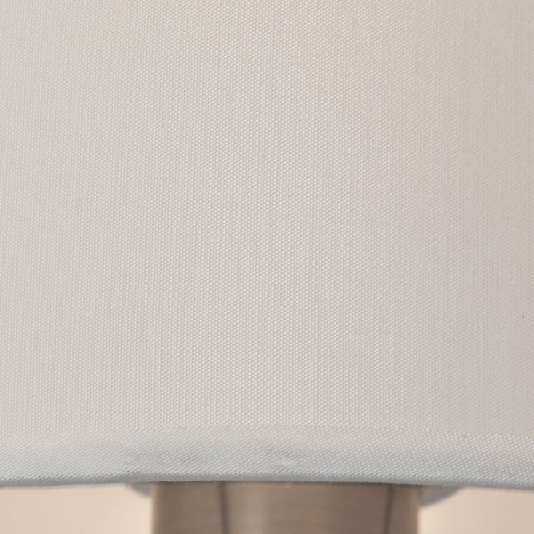 Торшер Arte Lamp Rodos A2589PN-1SS, арматура серебро, плафон ткань белая, 32х32 см