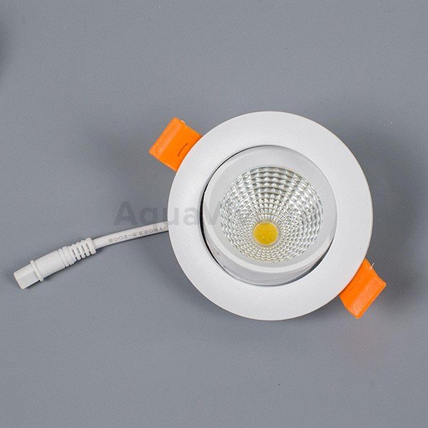 Точечный светильник Citilux Каппа CLD0057W, арматура белая, цветовая температура 3000 K, 10х10 см - фото 1