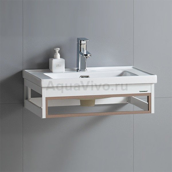Мебель для ванной River Laura 80, цвет белый / бежевый