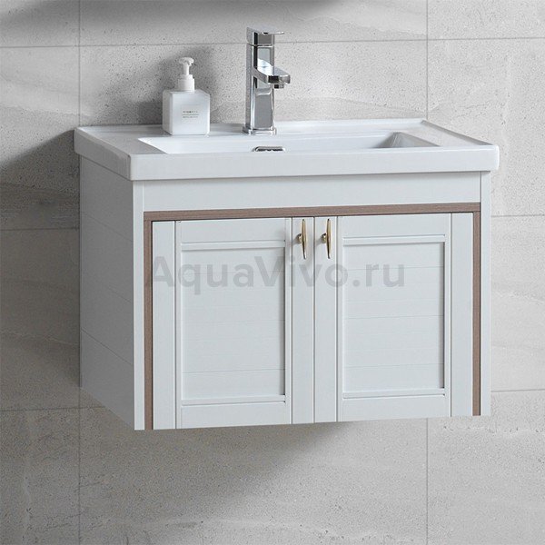 Мебель для ванной River Amalia 80, цвет белый / бежевый