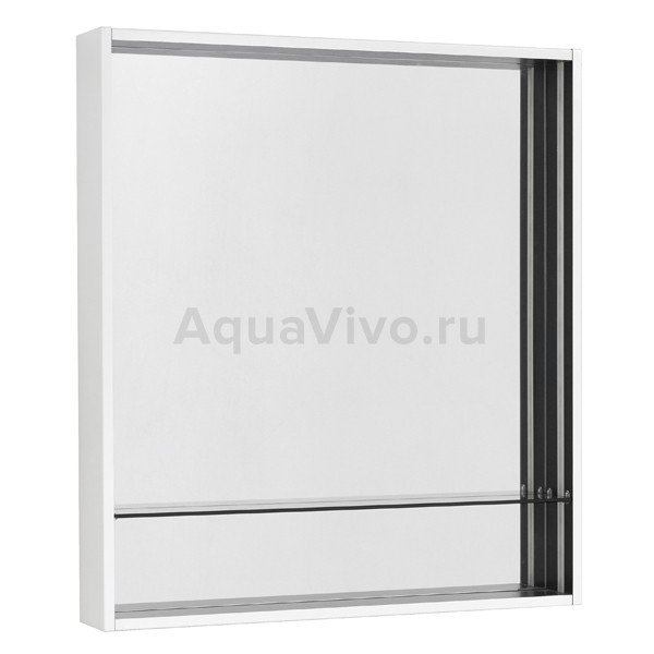 Шкаф-зеркало Акватон Ривьера 80, цвет белый