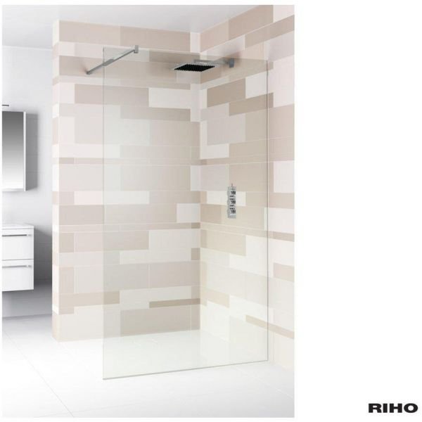 Душевая перегородка Riho Scandic Nxt X400 140, стекло прозрачное, профиль хром