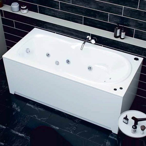 Акриловая ванна Акватек Леда 170х80, цвет белый