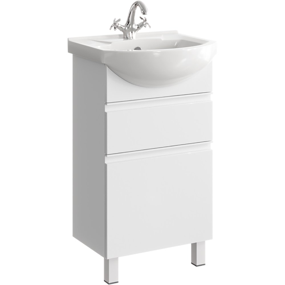 Мебель для ванной Aqwella Rodos 50, напольная, цвет белый - фото 1