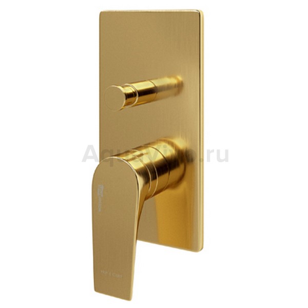 Смеситель WasserKRAFT Aisch 5561 для ванны и душа, цвет матовое золото