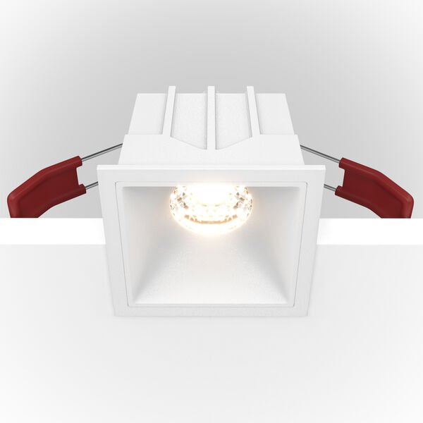 Точечный светильник Maytoni Technicali Alfa DL043-01-10W3K-SQ-W, арматура белая