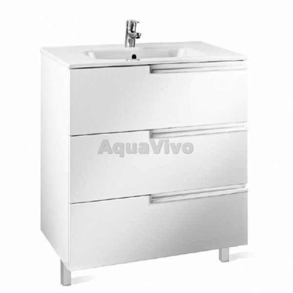 Мебель для ванной Roca Victoria Nord 60 Ice Edition, с 3 ящиками, цвет белый - фото 1