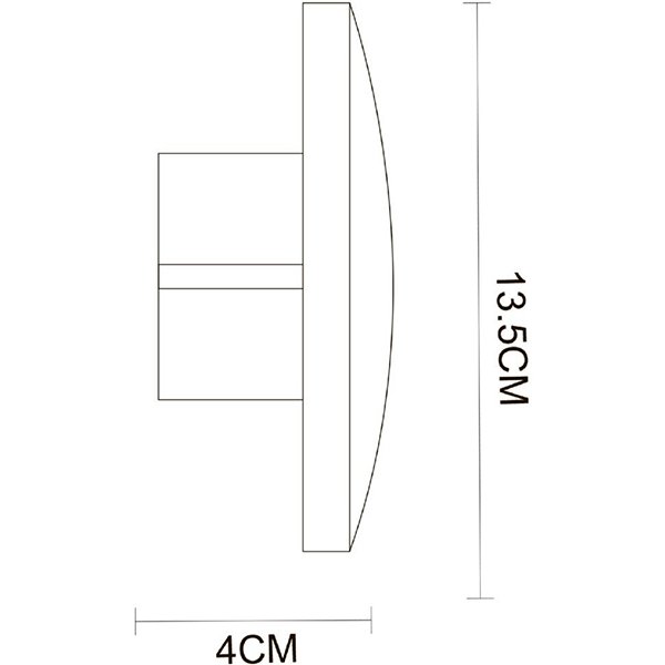 Настенный светильник Arte Lamp Nimbo A1506AP-1WH, арматура белая, плафон металл белый, 14х14 см
