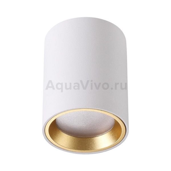 Точечный светильник Odeon Light Aquana 4206/1C, арматура цвет белый, плафон/абажур металл, цвет белый/желтый