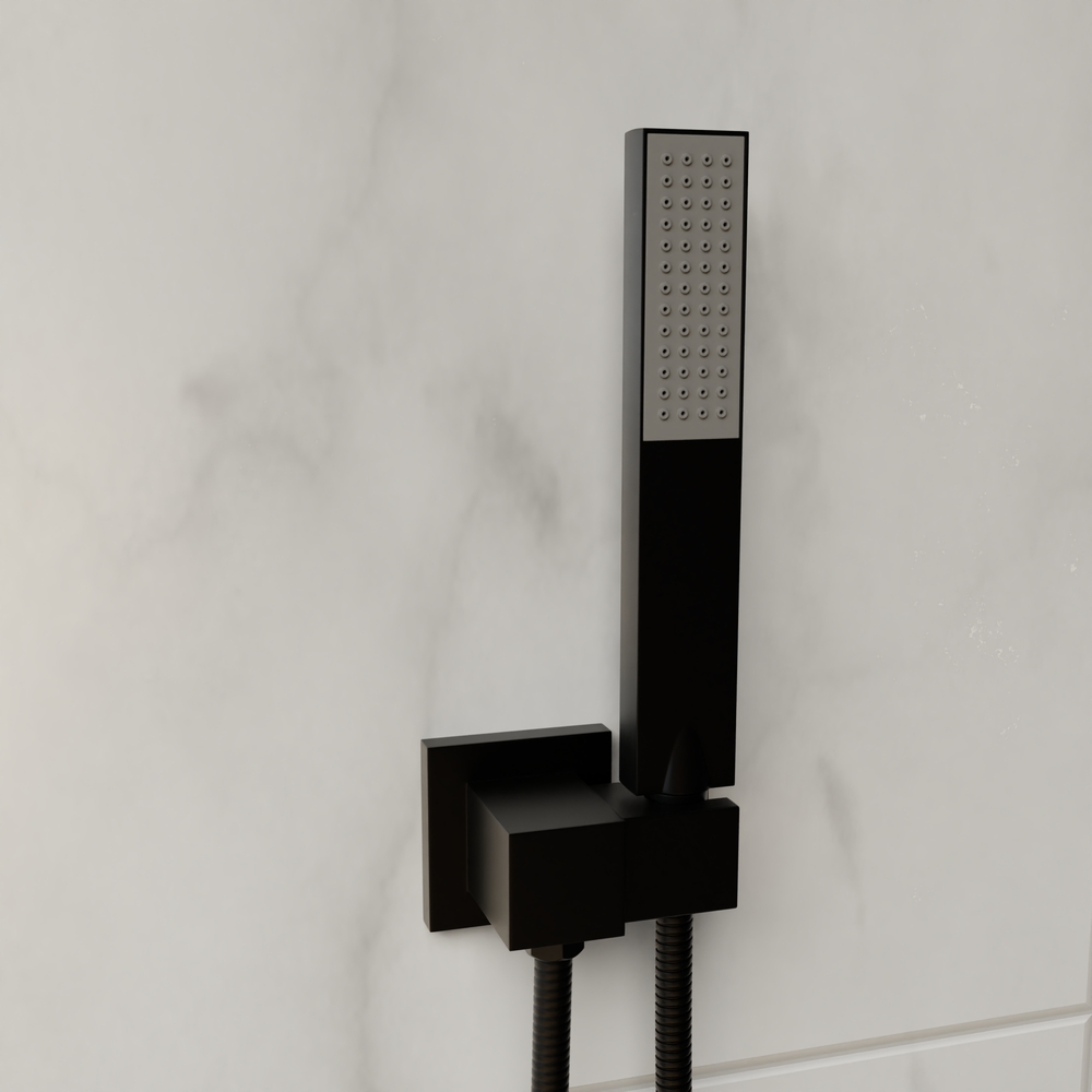 Душевой комплект RGW Shower Panels SP-56 B, встраиваемый, цвет черный
