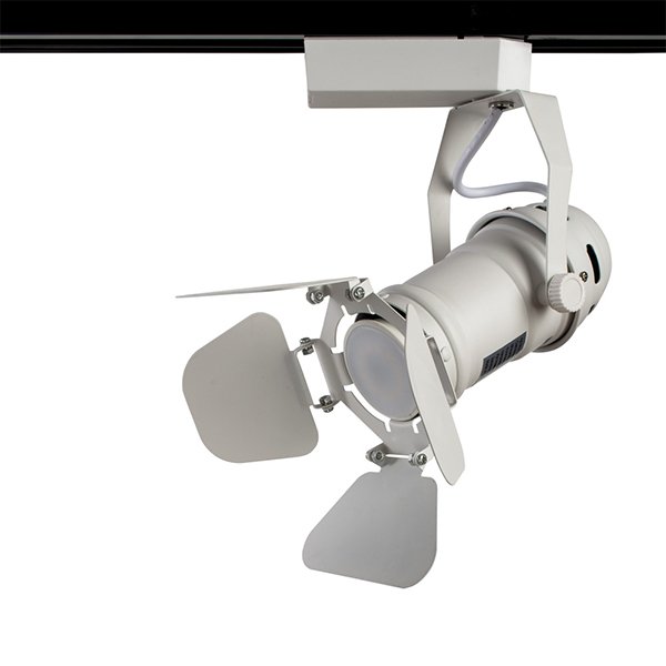 Спот Arte Lamp Petalo A5319PL-1WH, арматура белая, плафон металл белый, 10х19 см