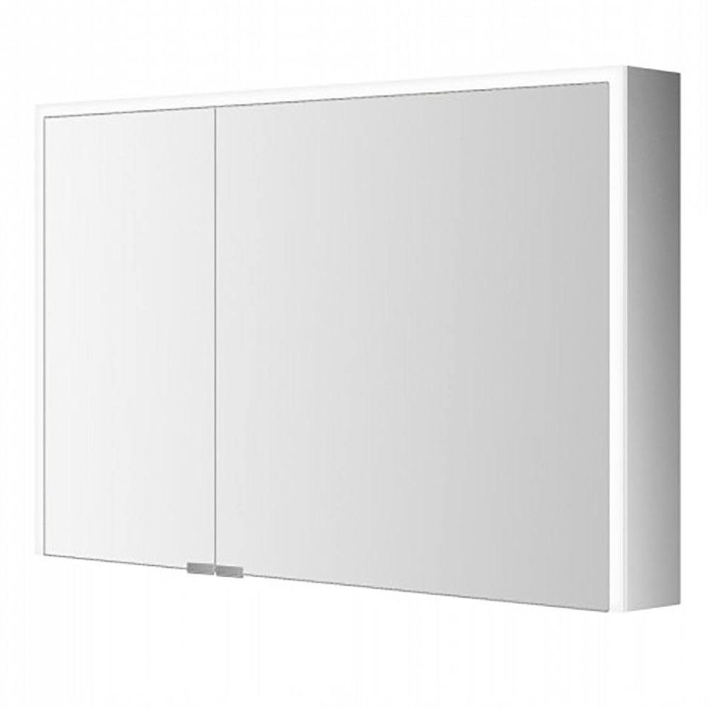 Шкаф-зеркало Esbano ES-5010 NS 100, с подсветкой, цвет хром